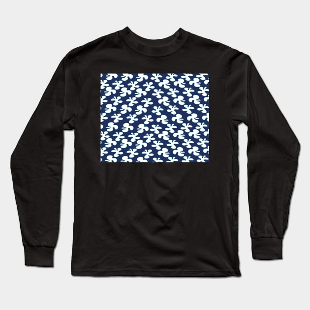 Spotted blue Long Sleeve T-Shirt by Almanzart